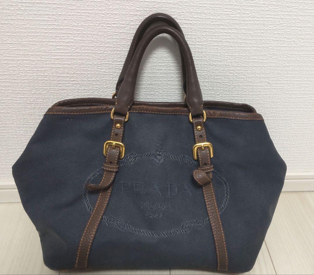 PRADA ロゴジャガードキャンバス 2WAYバッグ