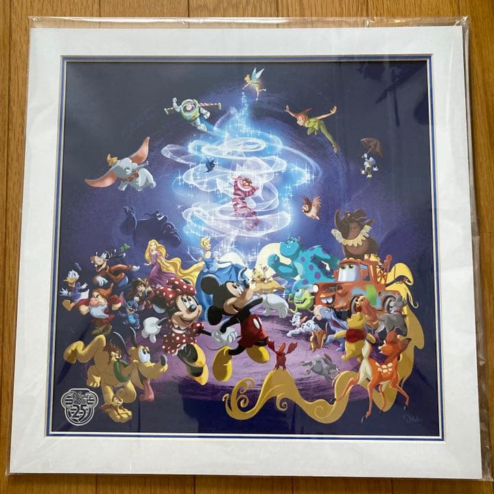 【非売品】ディズニーストア　25周年　アートパネル