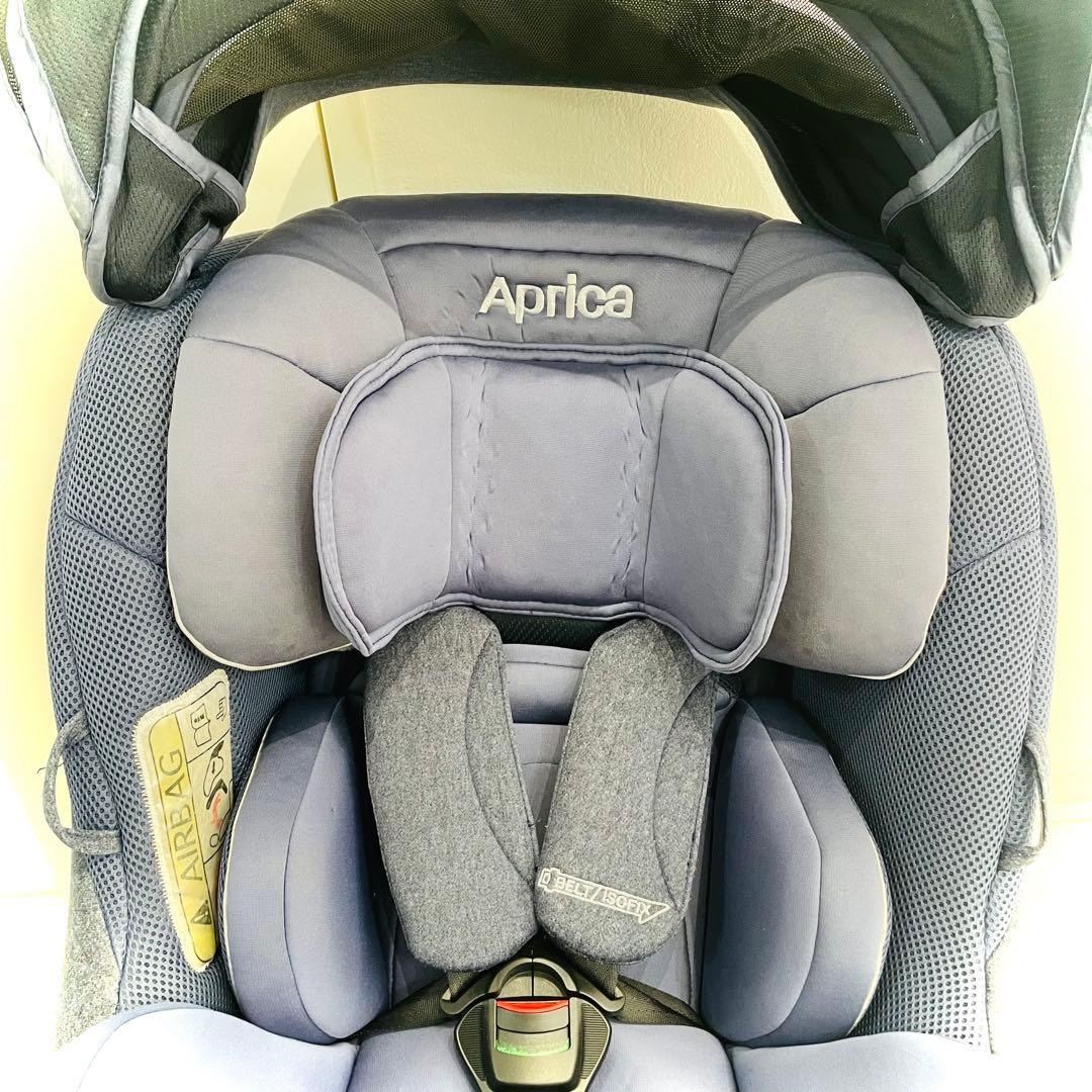 【美品】ISOFIX＆ベルト対応★アップリカチャイルドシートクルリラプレミアム