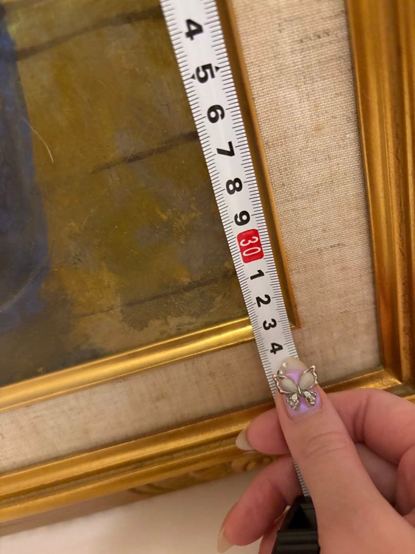 山道栄助 花瓶の花 油彩画