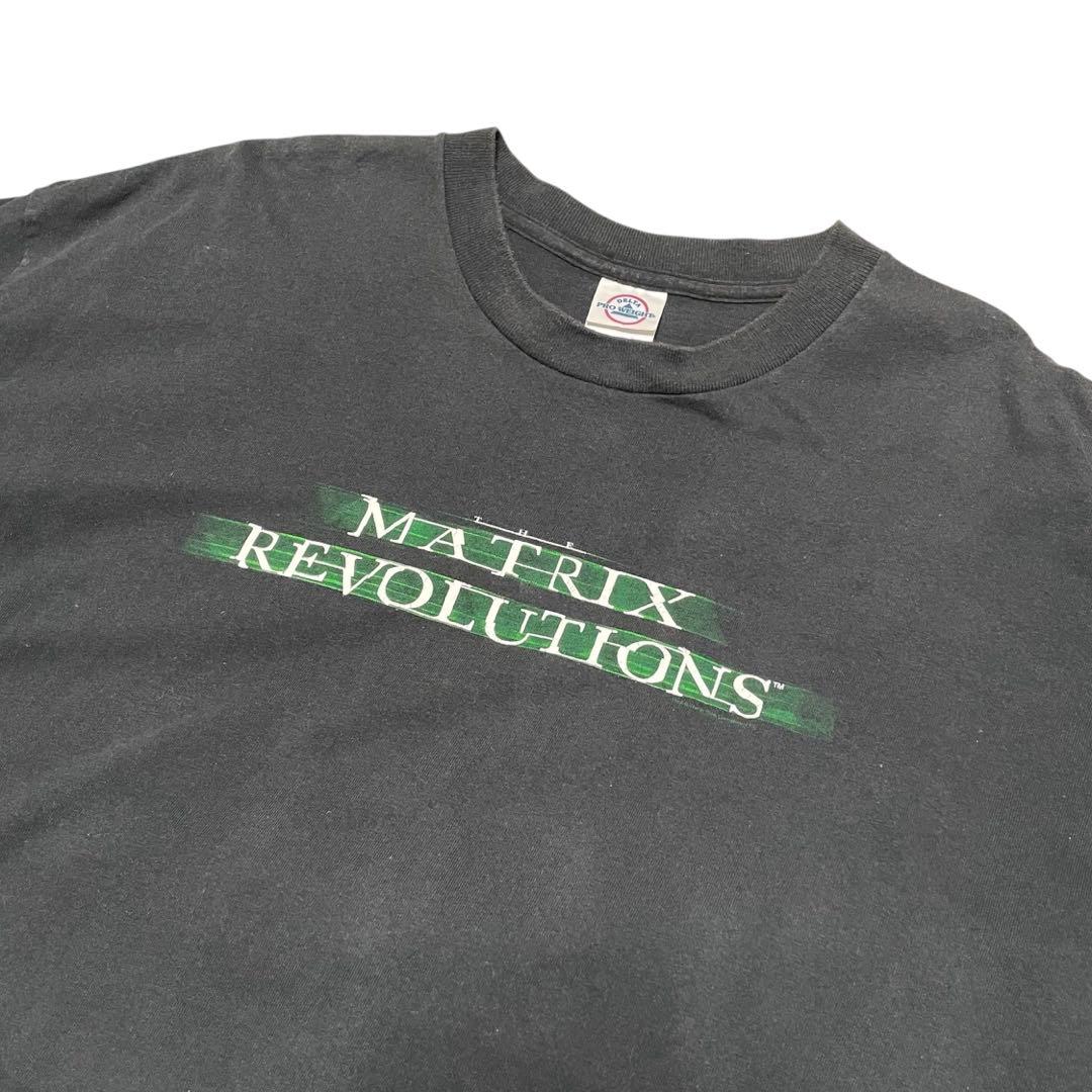 00sヴィンテージ｜Matrix Revolutions Tシャツ [XL]