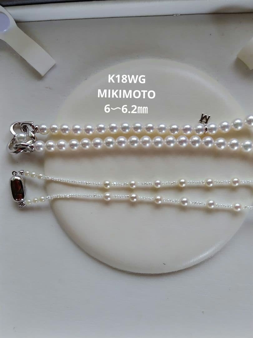 アコヤ真珠ベビーパール、あこや真珠砂ケシパールのネックレス