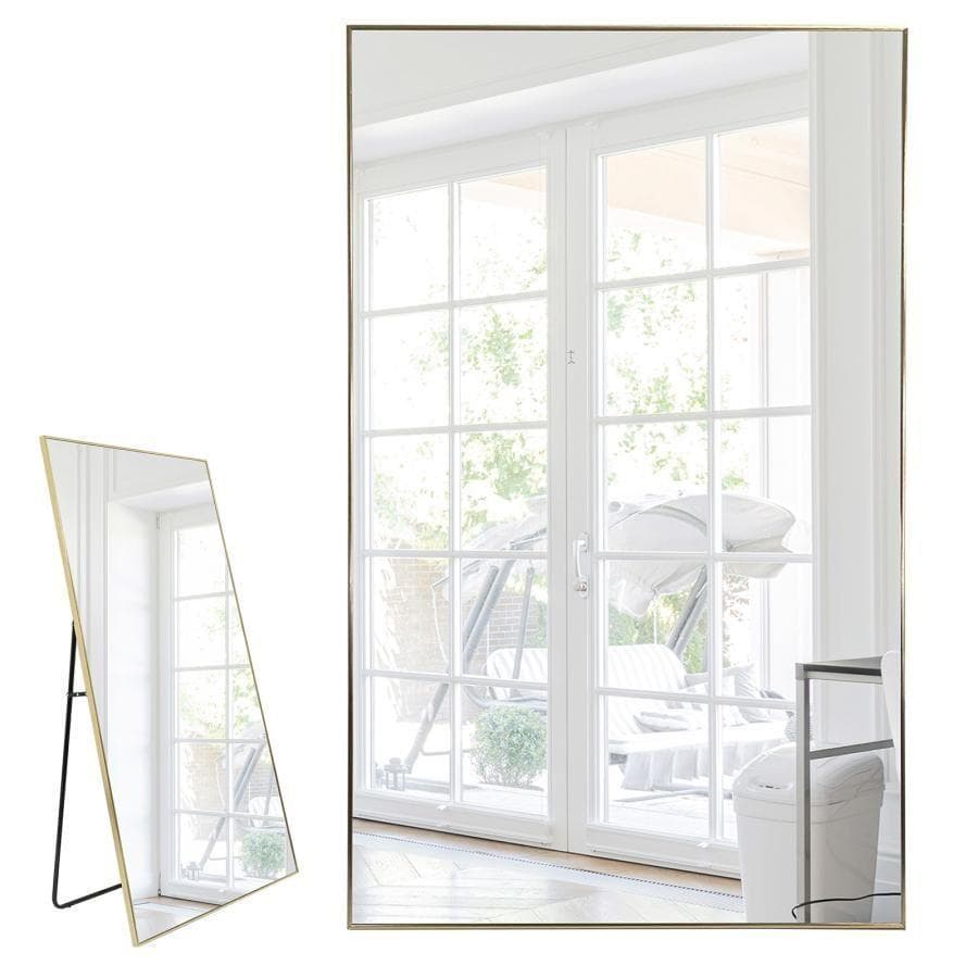 全身鏡 大型 直角 160cmx100cm スタンドミラー ブラック 1970