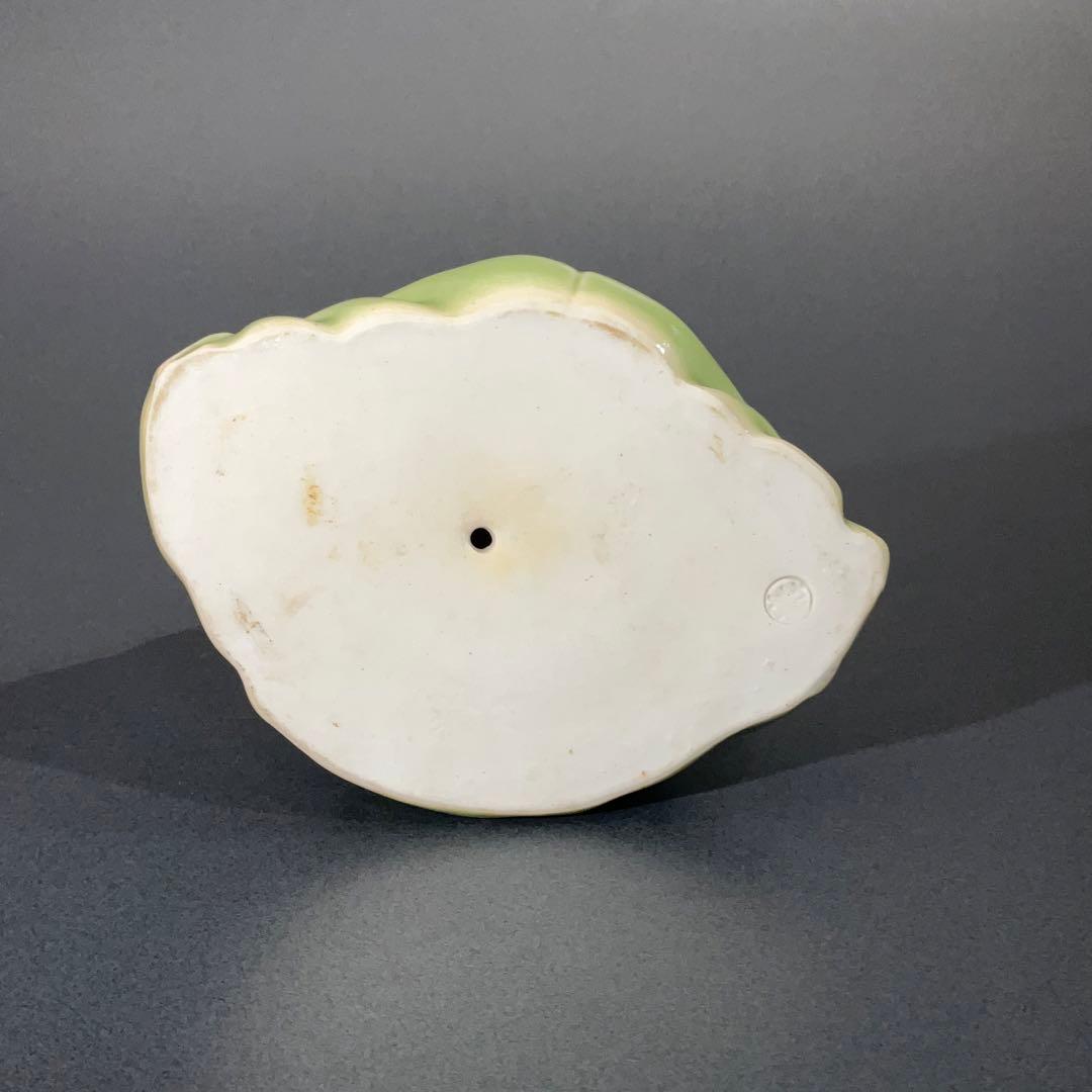 【茶道具】千利休　座像　青磁　利休忌　床飾　6R0886お14