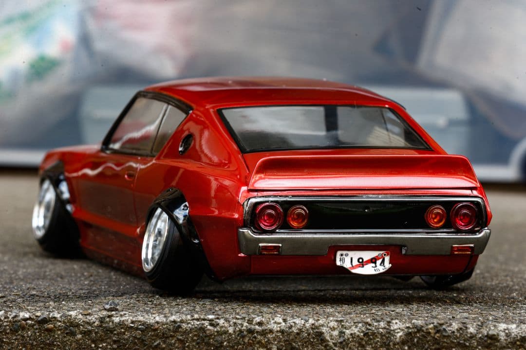 パンドラRC 日産 スカイライン 2000GT-R ケンメリ 塗装済みボディ