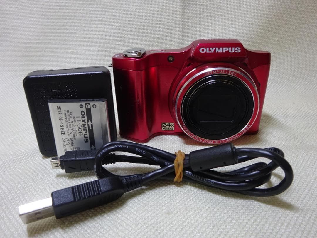★中古★OLYMPUS SZ-14 デジタルカメラ 24倍ズーム
