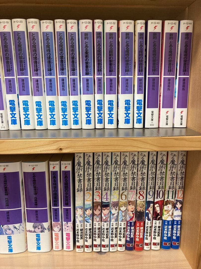 とあるシリーズ105冊まとめ売り　とある魔術の禁書目録　とある科学の超電磁砲
