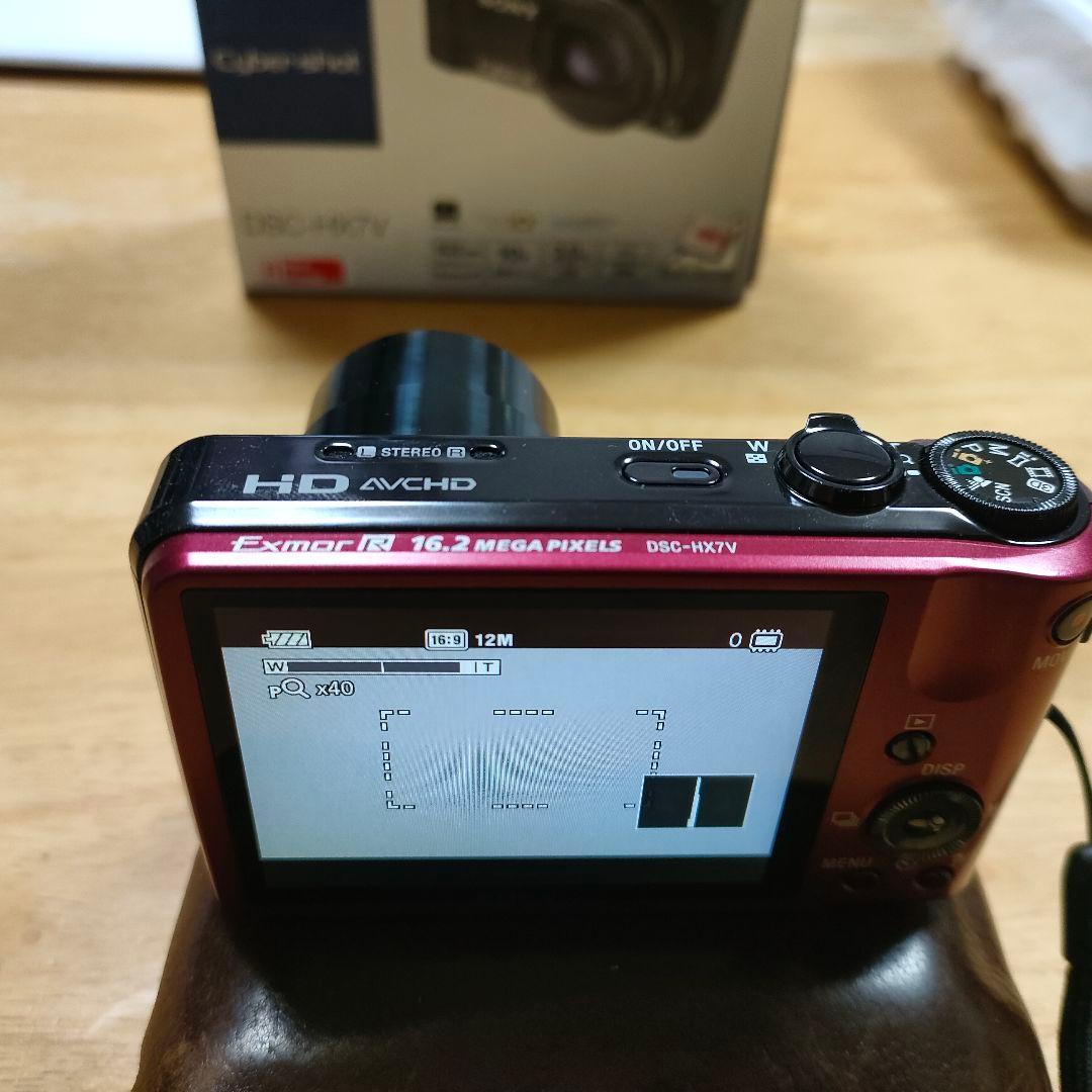 C*a様 SONY Cyber-shot DSC-HX7V レッド　カメラケース