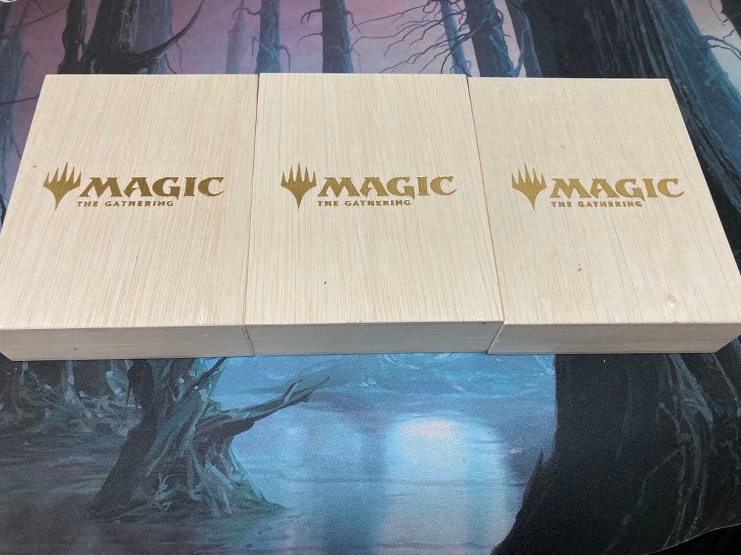 mtg ff ウッドケース入り ステンレストークン マジック大戦祭