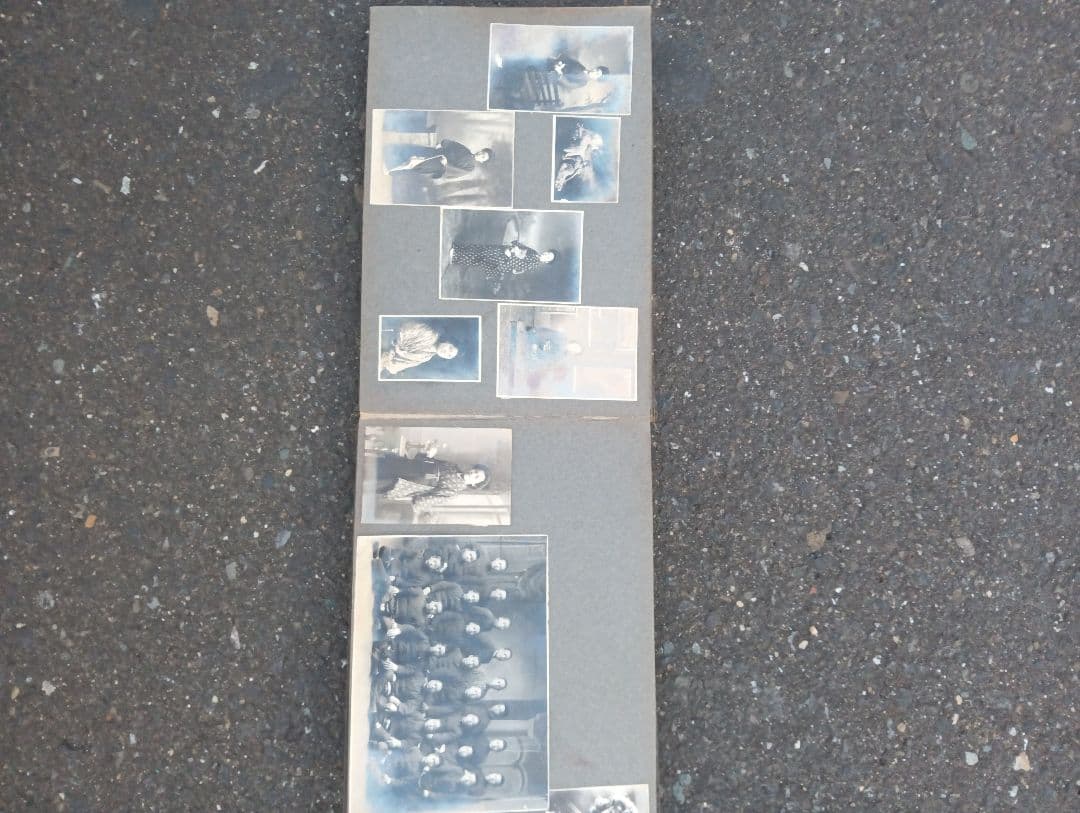 学生の写真帖　大正13年頃　女学生　着物　富山県　野球　ユニホーム　　　レトロ