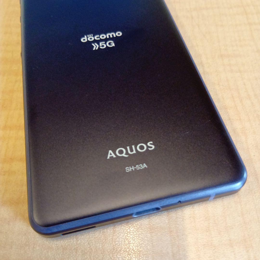 携帯　AQUOS SH-53A 5G docomo ブラック