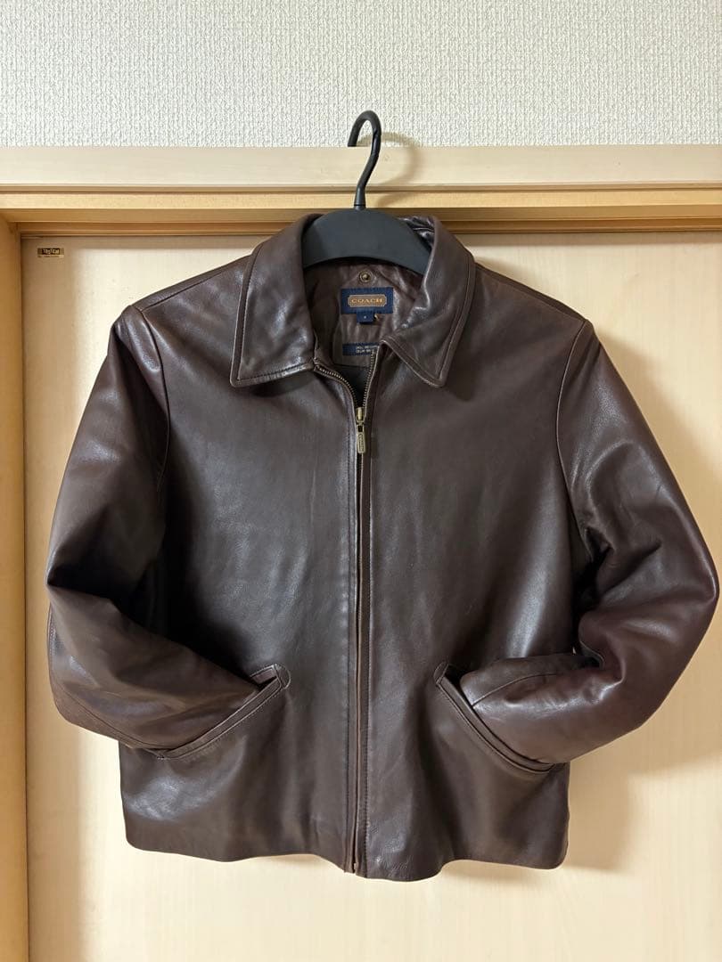 coachレザージャケット