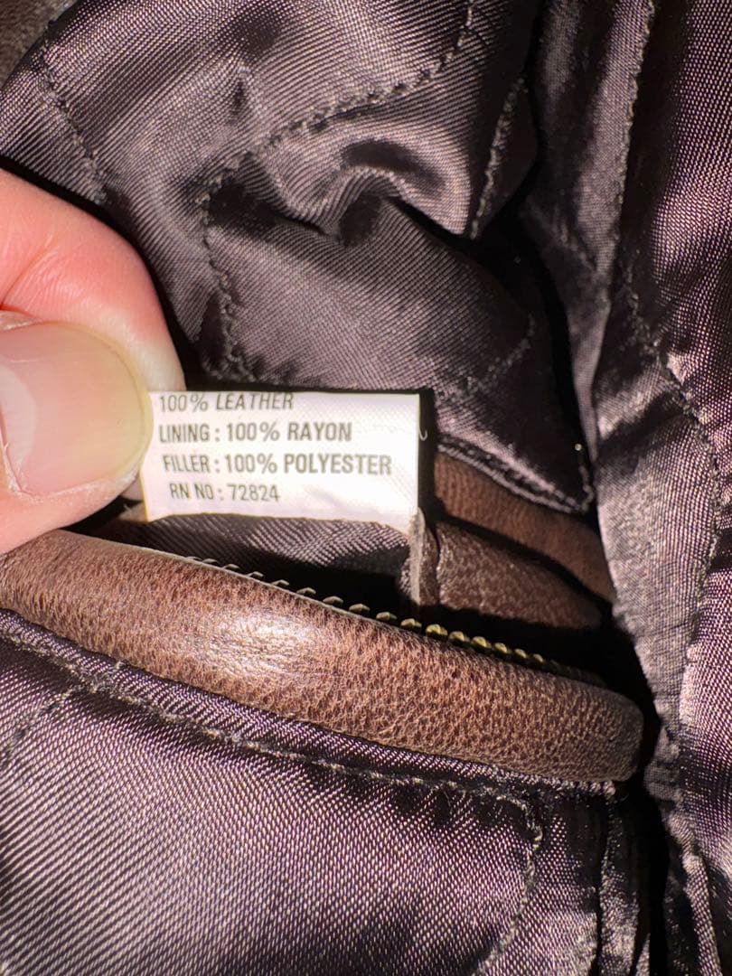 coachレザージャケット