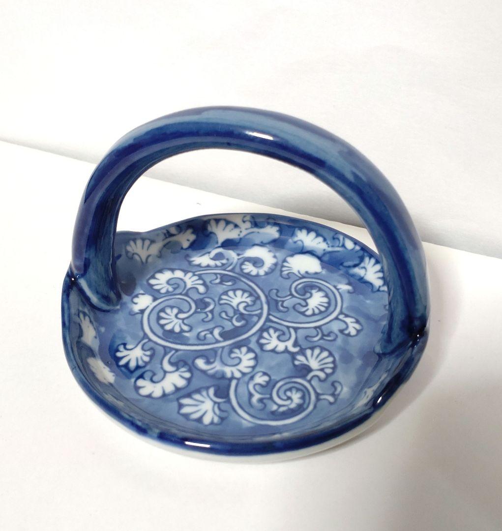 陶器 小物入れ 和柄 ■ インテリア アンティーク 蚤の市 ヴィンテージ