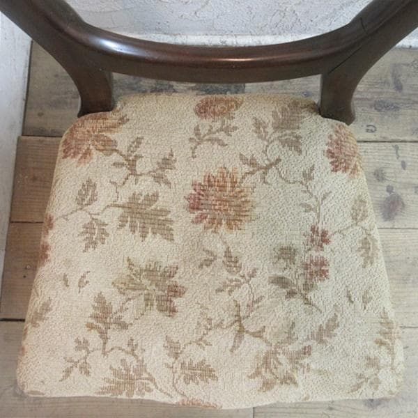 イギリス アンティーク 家具 バルーンバックチェア 椅子 イス 英国 4663d