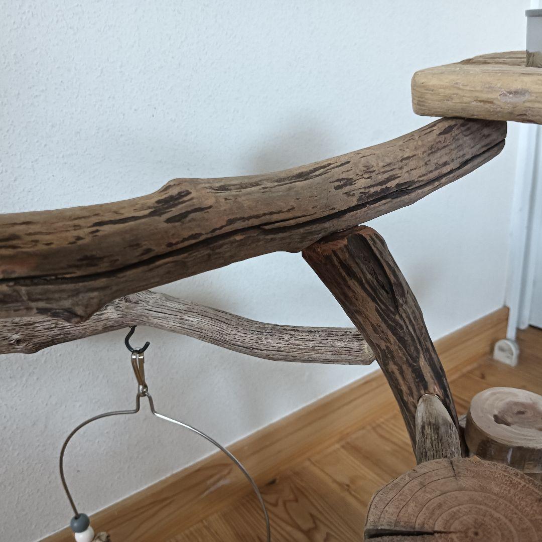 バードアスレチックジム ⑩ 天然木 自然木 流木 インコ おもちゃ