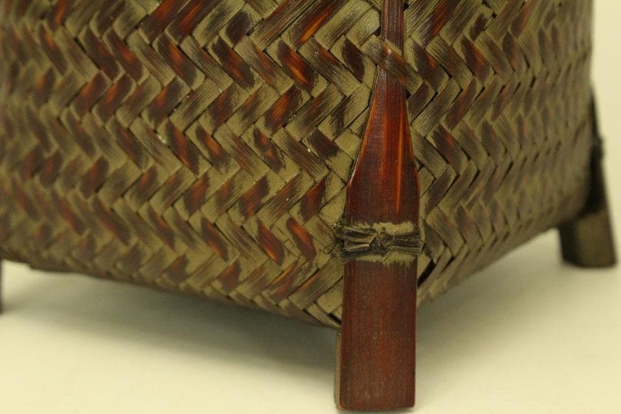 竹網 籠花生 未使用(ZE463)