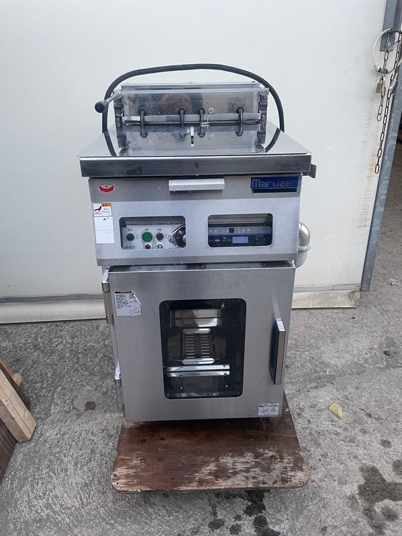 【マルゼン】 MEFD-18GL(R) 電気ドーナツフライヤー