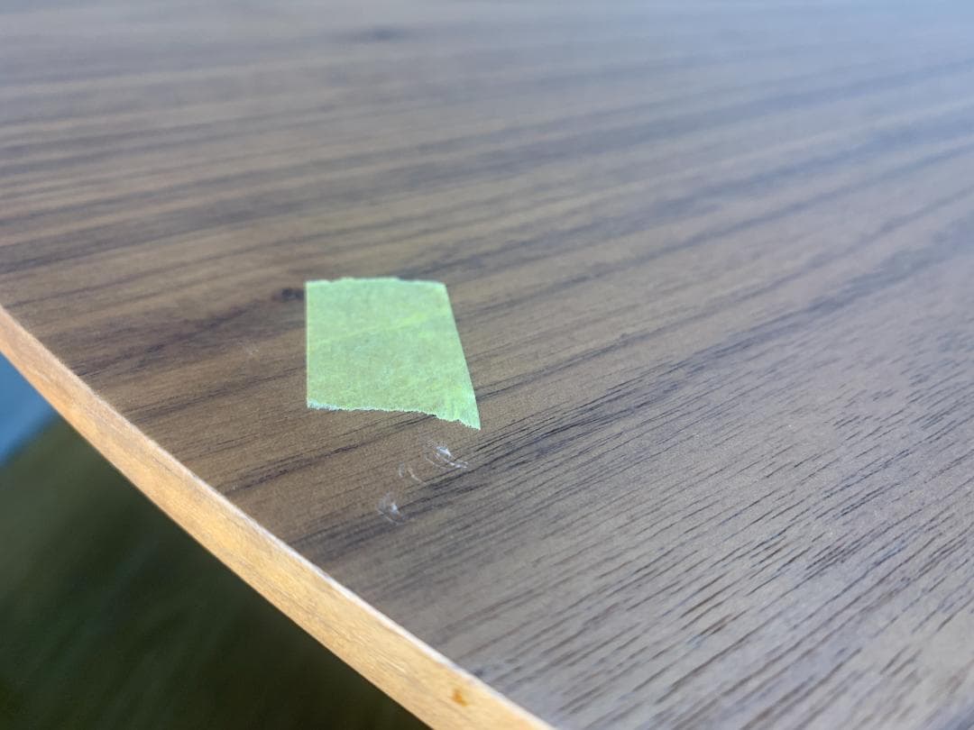 K☆172 モダンデコ アルモニア Piane 丸テーブル ウォールナット