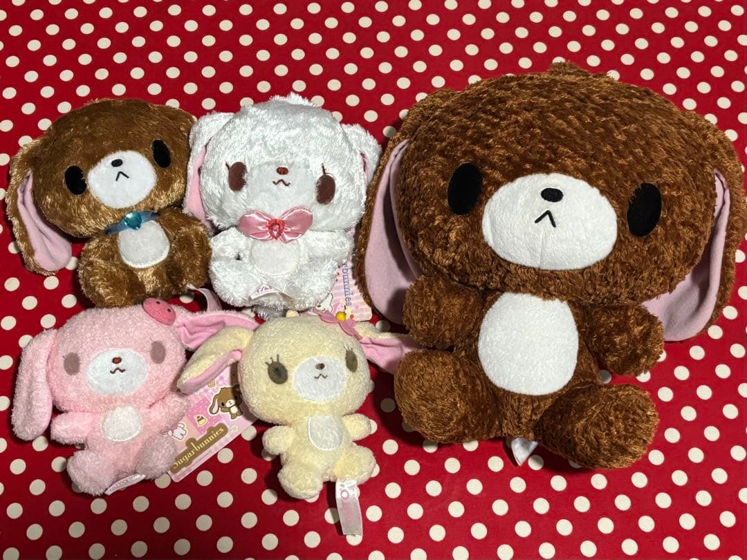 ⭐︎激レア⭐︎シュガーバニーズ　ぬいぐるみ5匹セット
