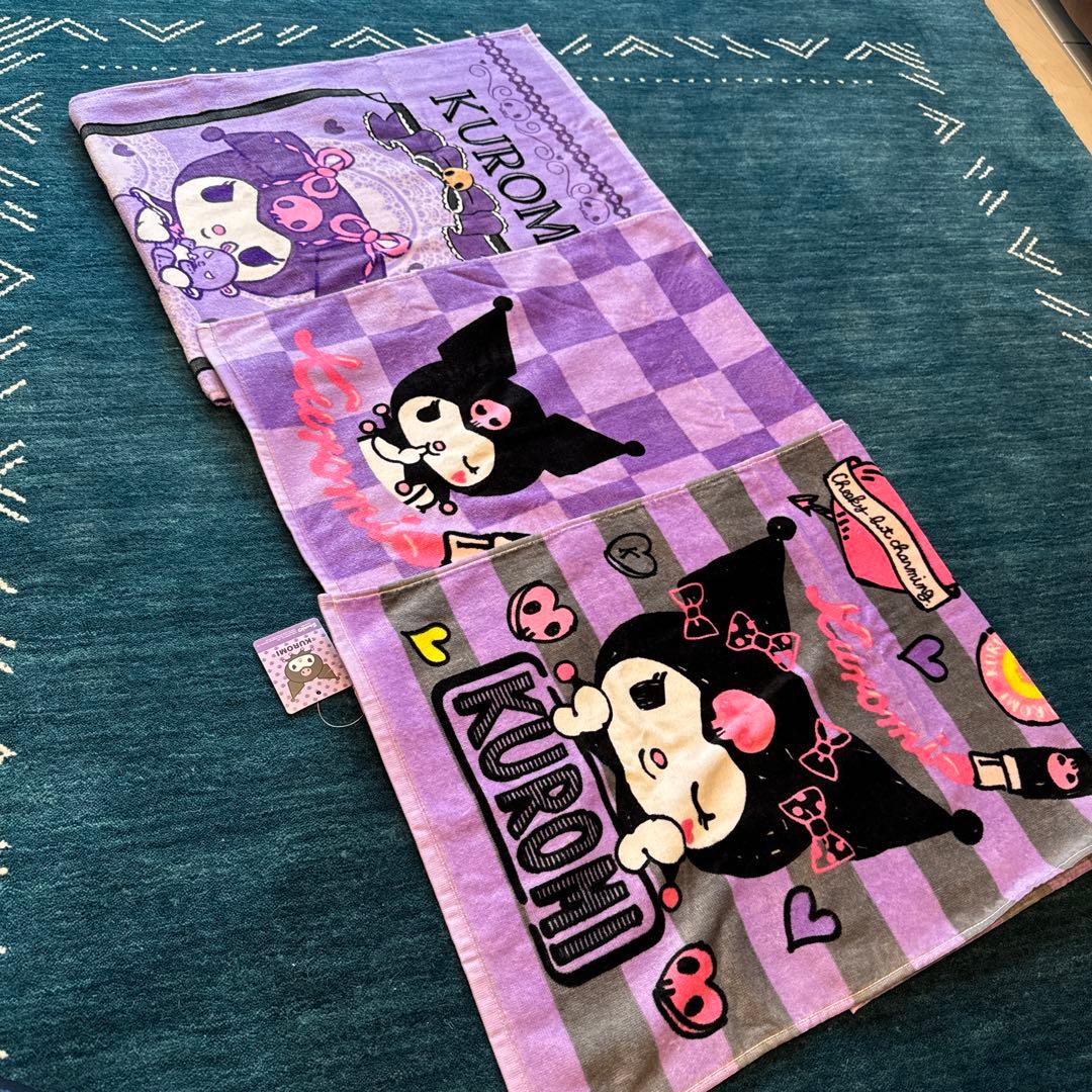 激レア！日本未発売　クロミ　フェイスタオル３枚