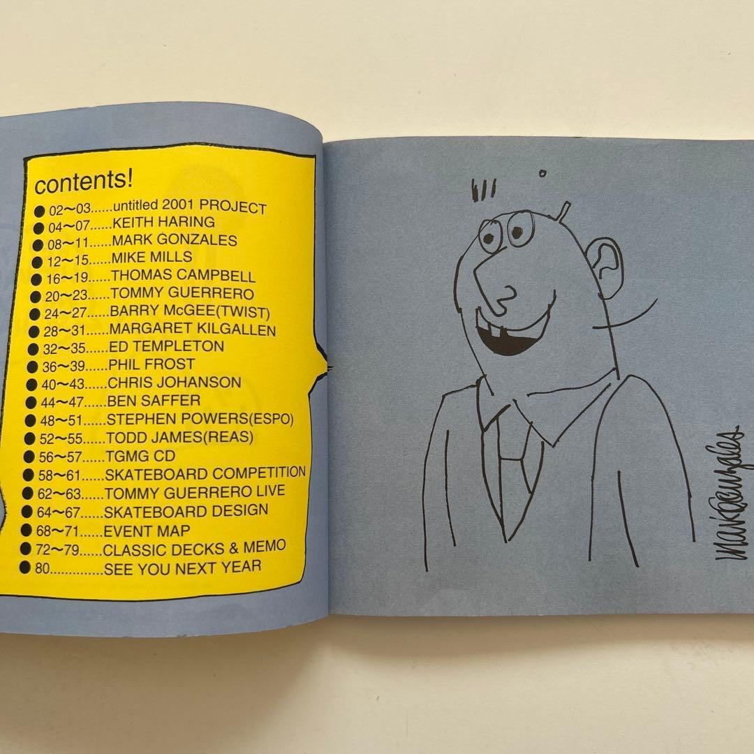 「untitled 2001」ストリートアートイベント 本、ステッカー