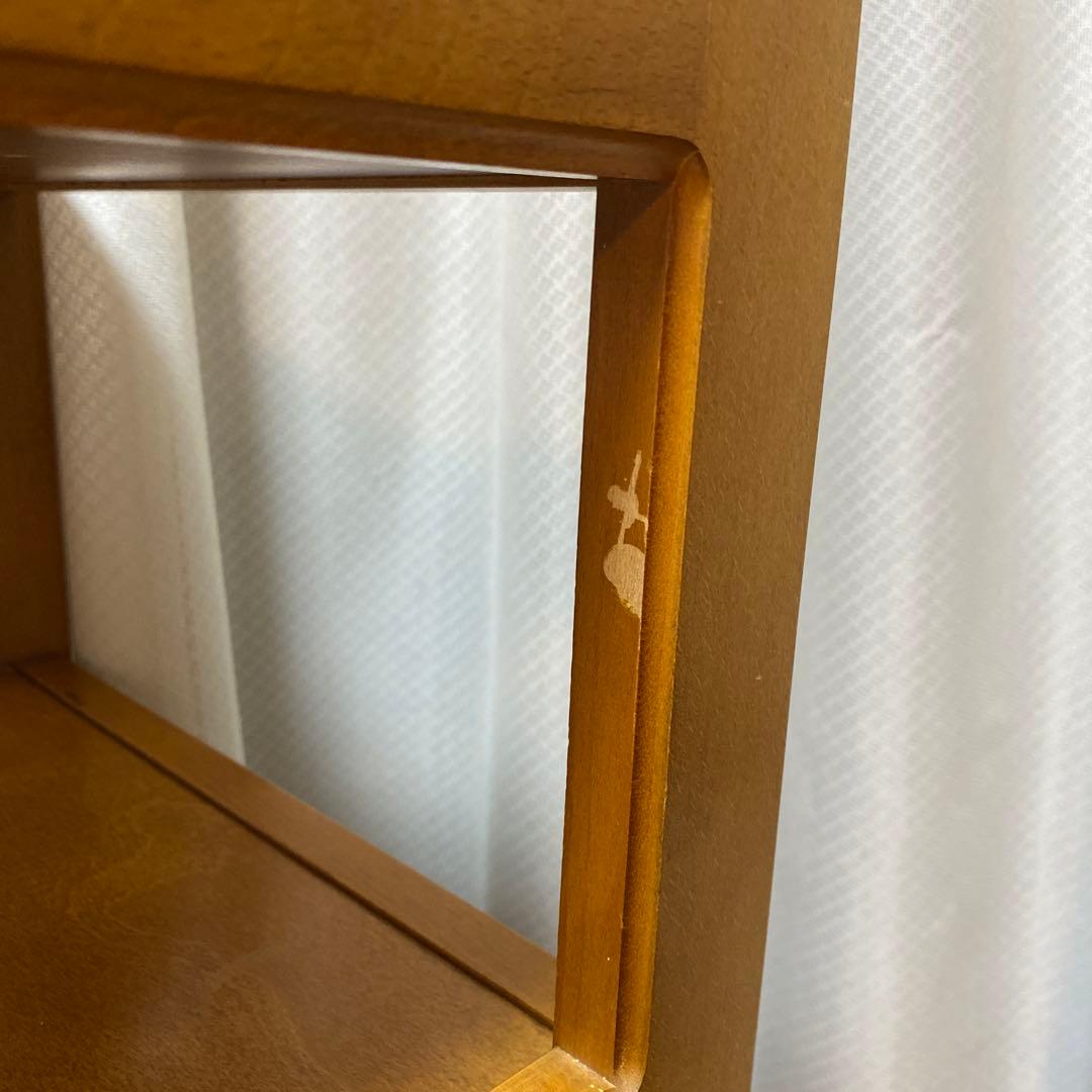 カリモク　karimoku 木製サイドテーブル 天然木電話台・ファックス台