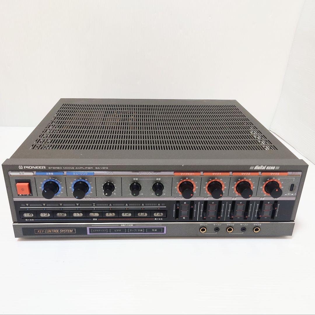 02Pioneer パイオニア カラオケアンプ SA-V21II 動作確認済