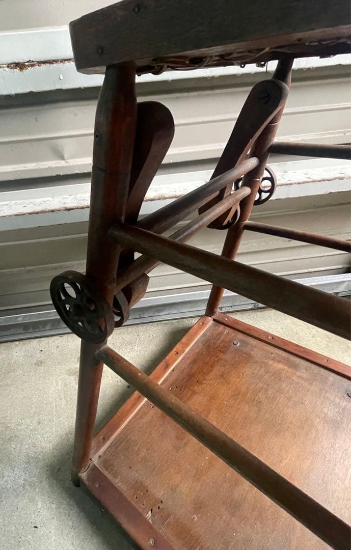 稀少/アンティーク/フランス/チャイルドチェア/アームチェア/テーブル付き