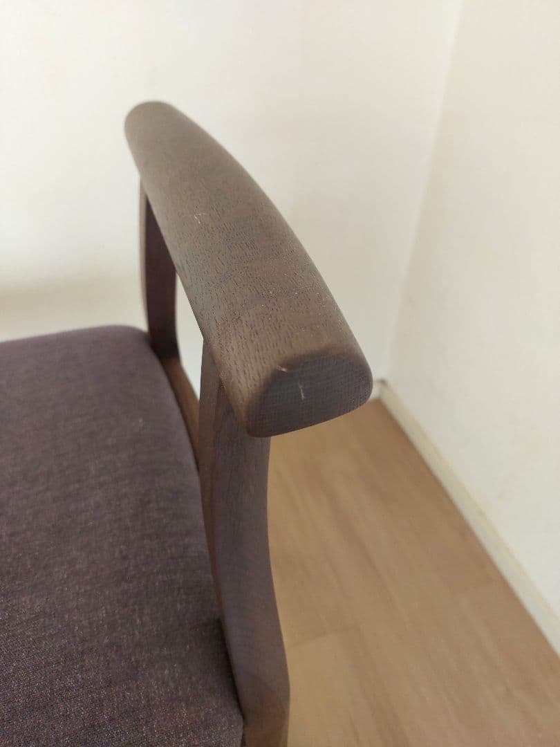 shirakawa スツール 木製 紫色