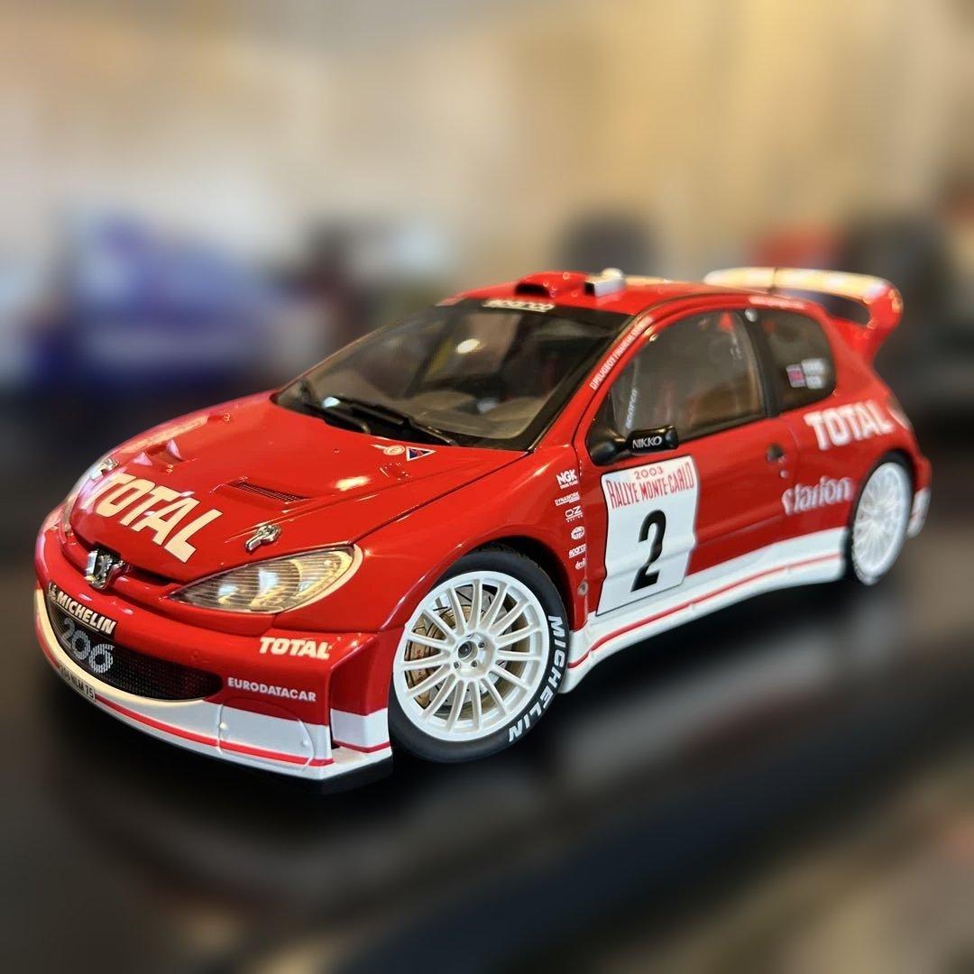 AUOTart製1/18 2003年プジョー206 WRC/リチャードバーンズ