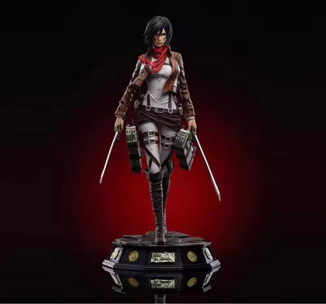 たーくん品　進撃の巨人ガレージキット　ミカサ・アッカーマン リヴァイ　2種