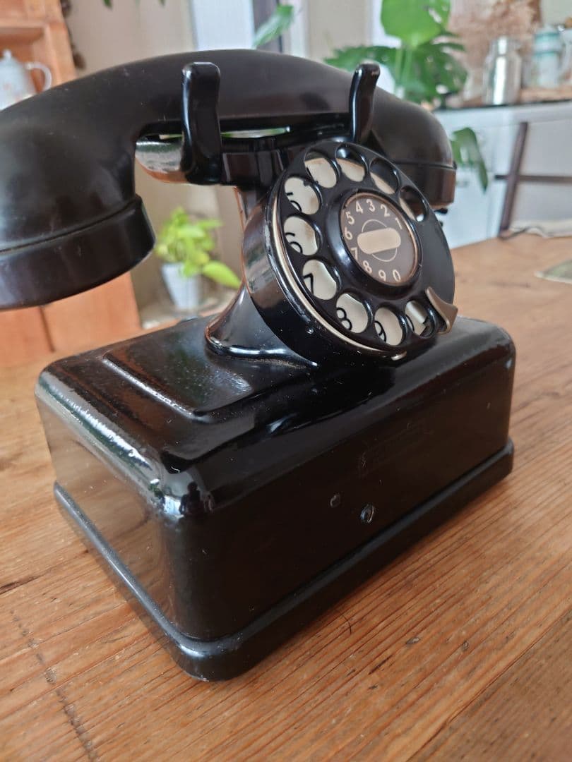 【希少】1940年代 ベル・テレフォン・カンパニー ダイヤル式黒電話