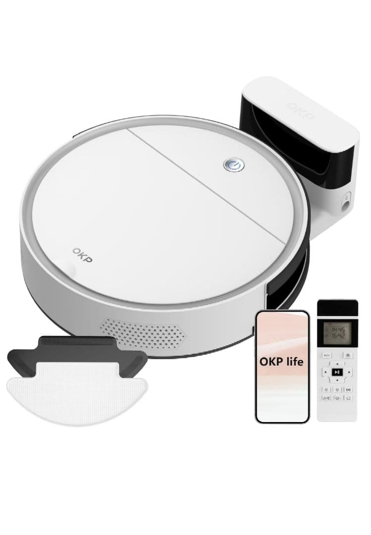 9378 ロボット掃除機 OKP 除ロボット APP予約清掃 リモコン遠隔操作