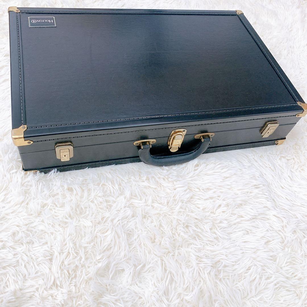 メンテナンス必要　ホルトン　フレンチホルン　ホルン　ケース付き