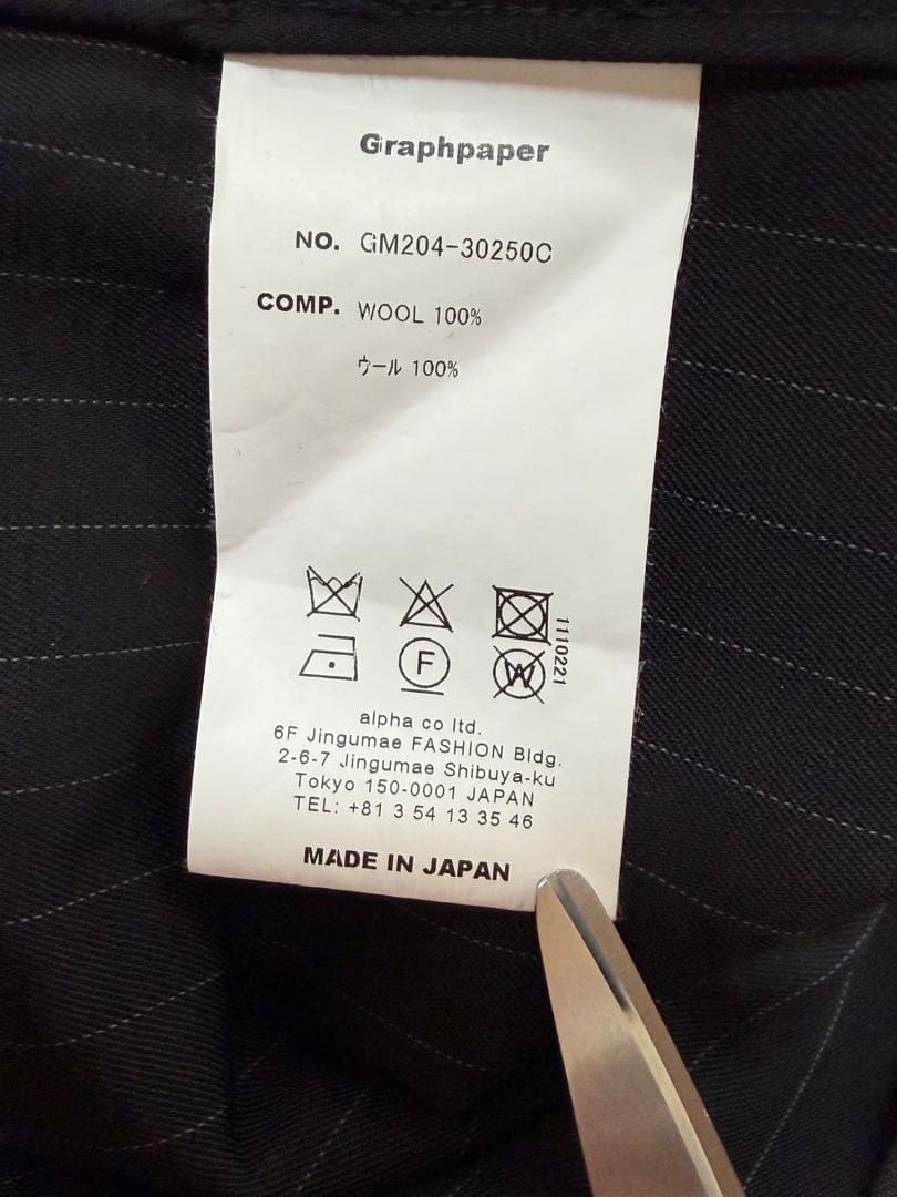 Graphpaper ジャケット　サイズ1 CASANOVA&CO 別注