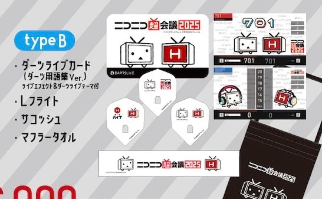 新品　ニコニコ超会議 2025 会場限定 type B セット