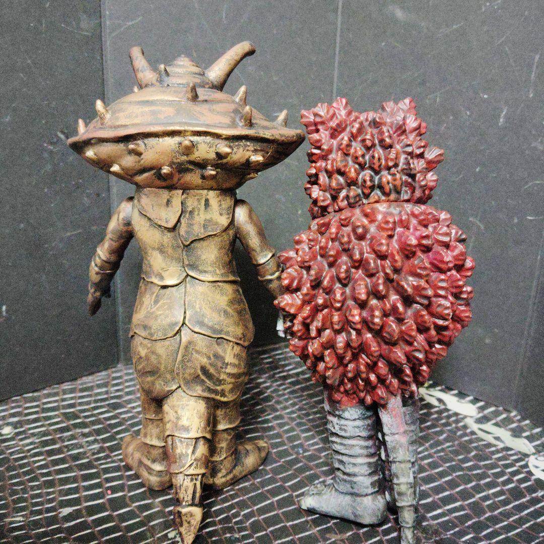 しんウルトラ怪獣旧型絶版ソフビカネゴン.ガラモン.タッコング.初代宇宙人