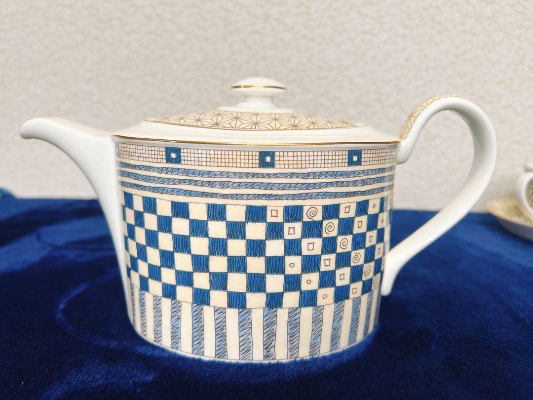 ウェッジウッド サムライ ティーポット カップ　ソーサー　ユーランダー　未使用