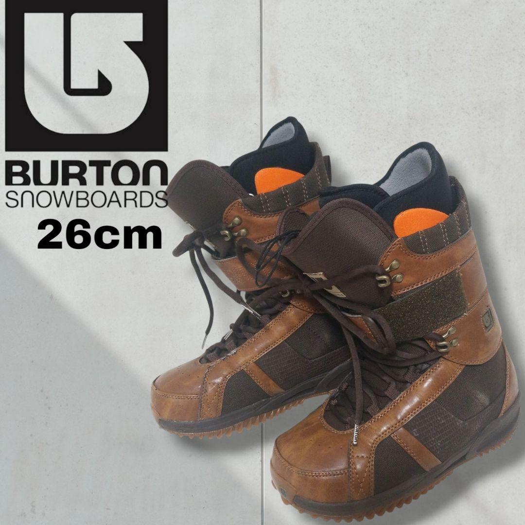 【美品】バートン　BURTON スノーボード　ブーツ　26cm レザー　ブラウン