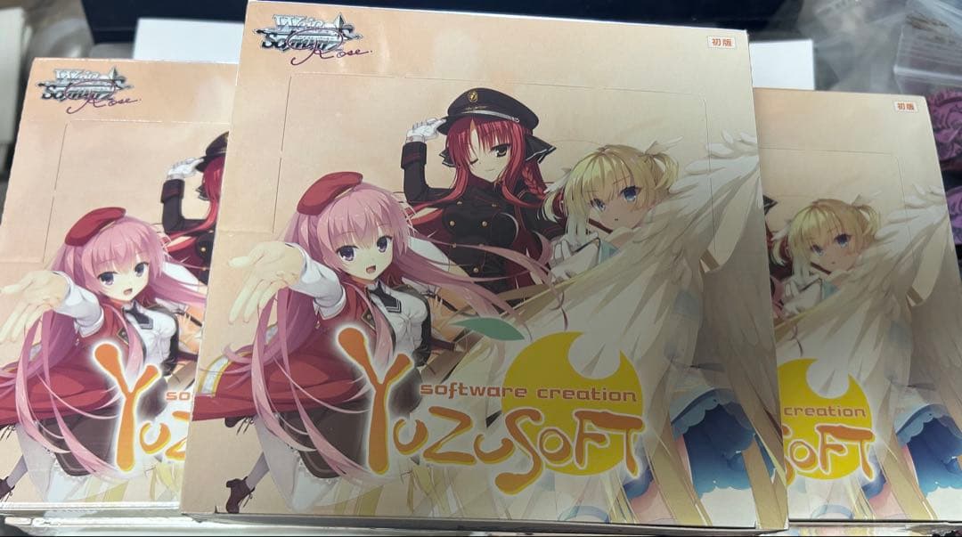 ゆずソフト　5BOX　未開封シュリンク付き　ヴァイスシュヴァルツロゼ