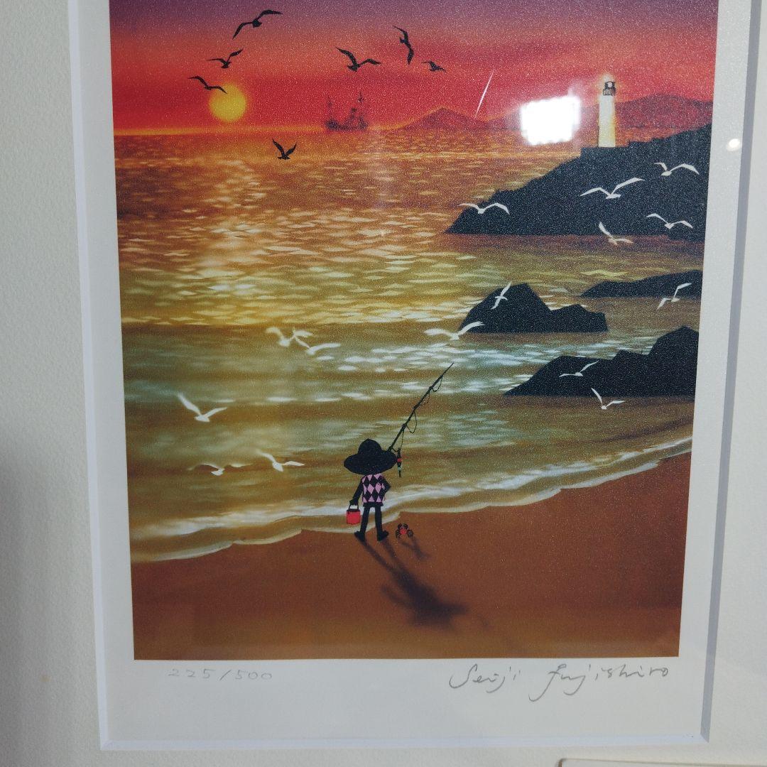 藤城清治 版画展 「海と少年」平成14年2/7〜13日広島福屋八丁堀本店にて開催