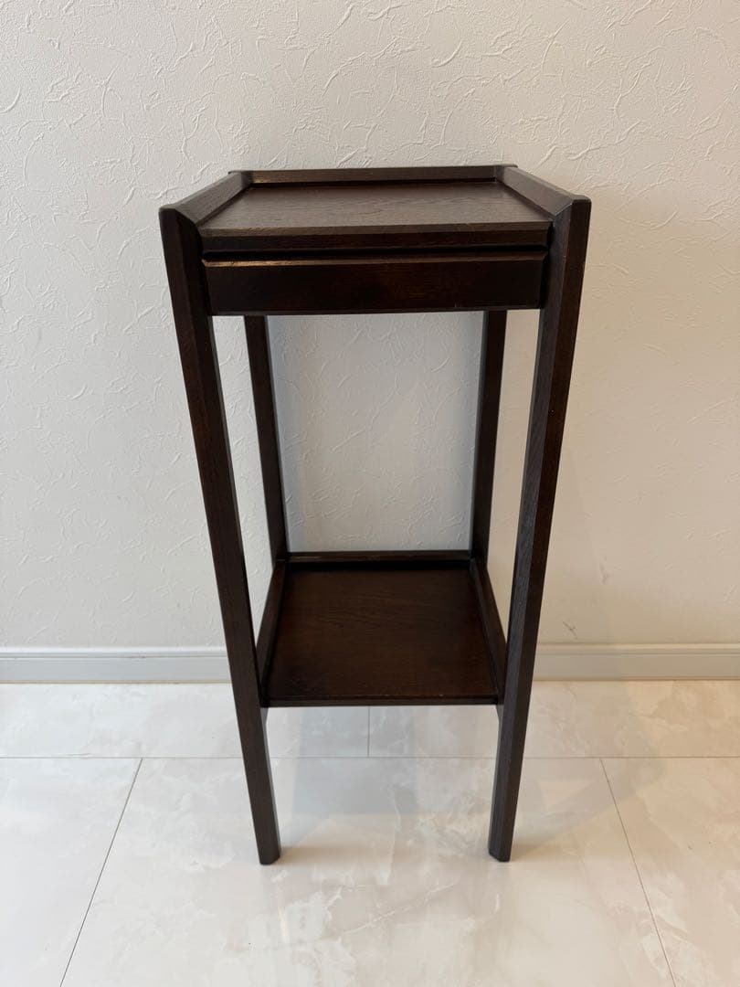 カリモク　電話台　花台　サイドテーブル　小物置き　生け花