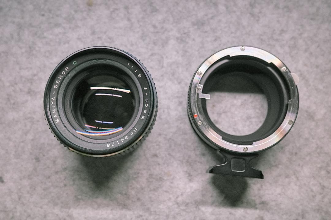 MAMIYA SEKOR C 80mm F1.9 GFXアダプター付中古