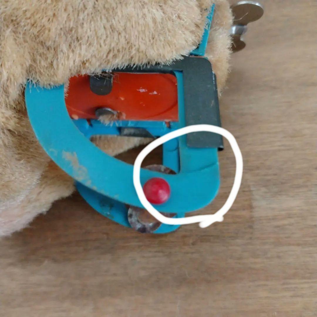 max carlアンティークベア・編み物クマさん/ゼンマイ仕掛け