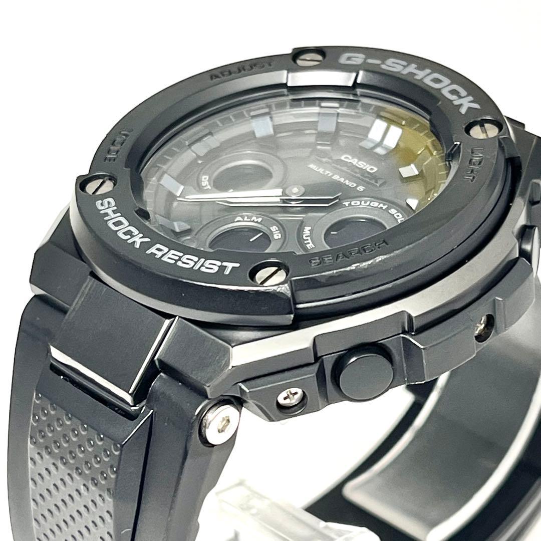 美品✨G-SHOCK GST-W300G 電波ソーラー 腕時計 ブラック