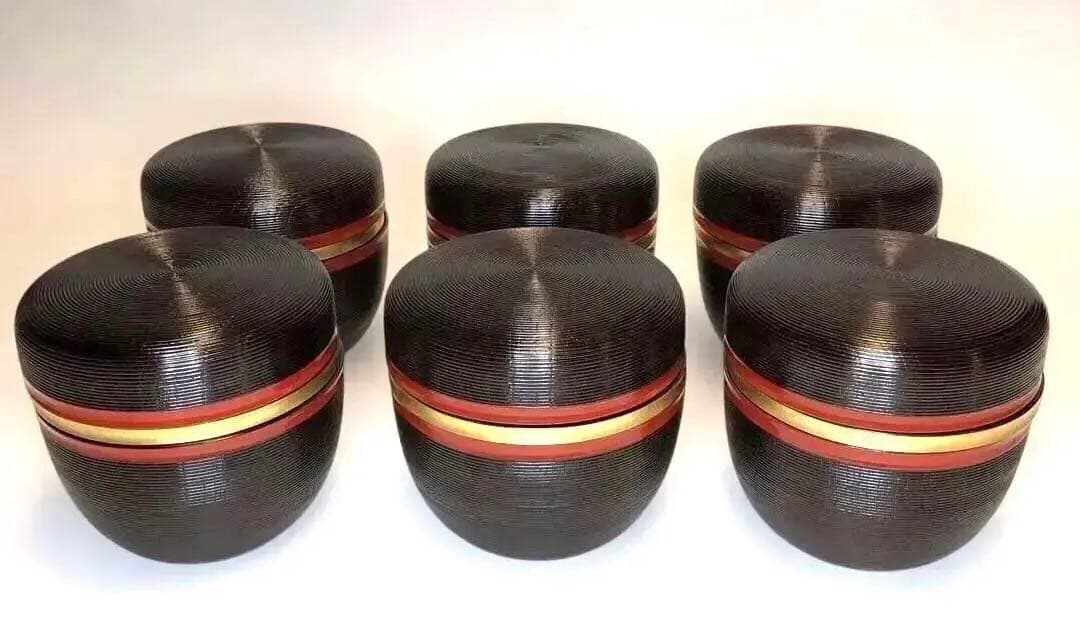 信玄弁当 天然木製 漆塗 6客セット