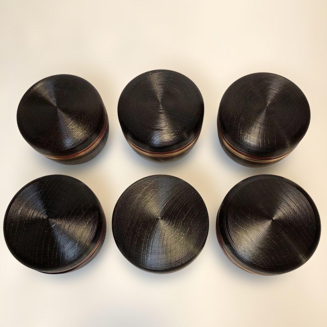 信玄弁当 天然木製 漆塗 6客セット