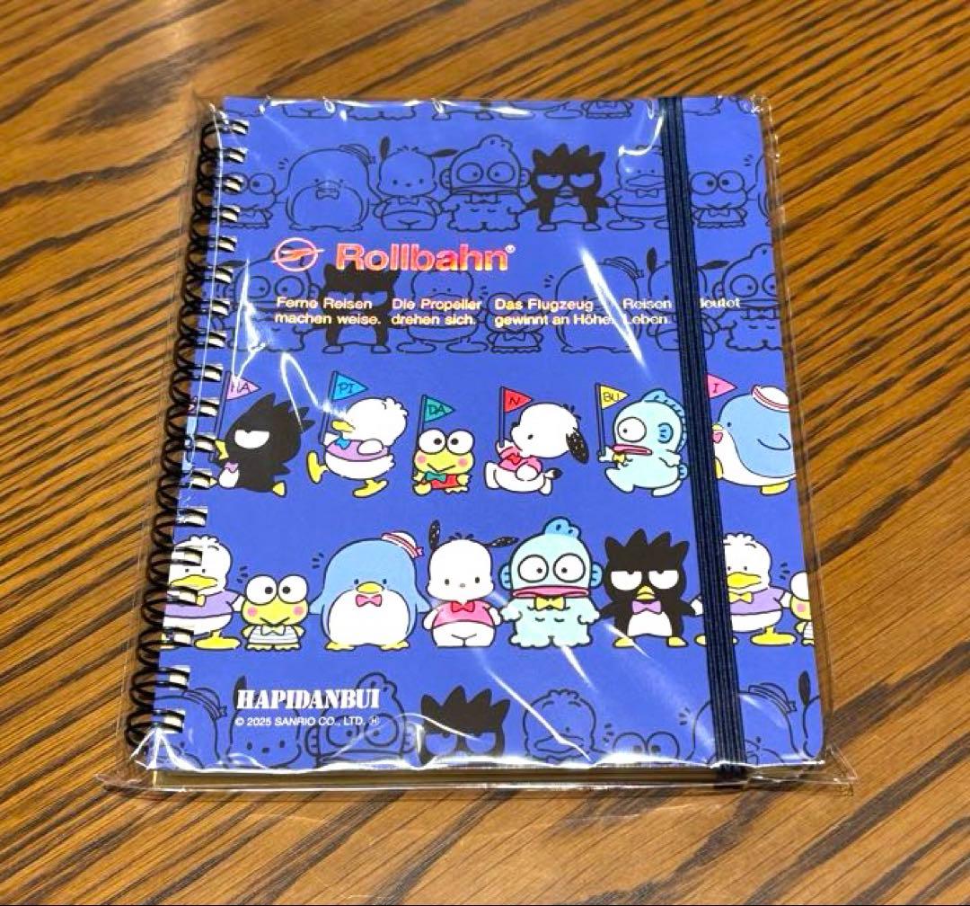 【新品未開封】サンリオキャラクター ロルバーン ポケット付メモ L ４種セット