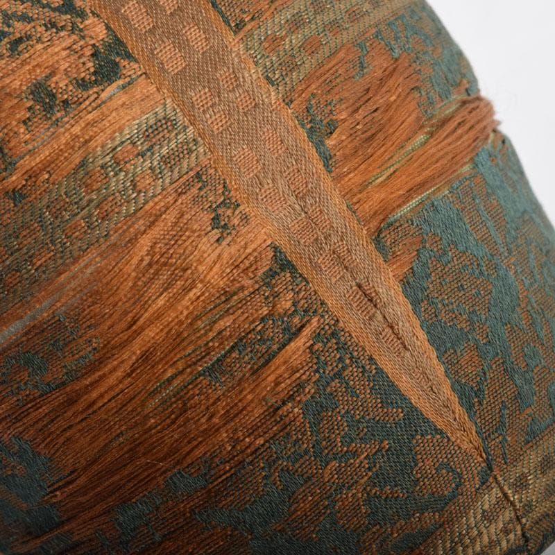 茶道具　黒漆　棗　仕覆付　時代箱　V　8357